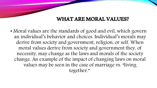 modern values essay moral values among students are declining nowadays